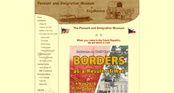 Desktop Screenshot of czechemigrationmuseum.com
