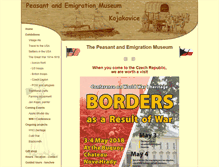 Tablet Screenshot of czechemigrationmuseum.com